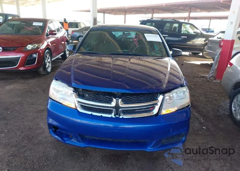 2012 Dodge Avenger Se from USA, damaged, VIN 1C3CDZAG4CN254310
